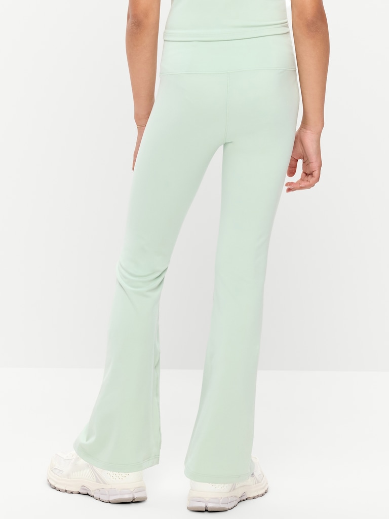 High-Waisted StudioSmooth Flared Leggings for Girls