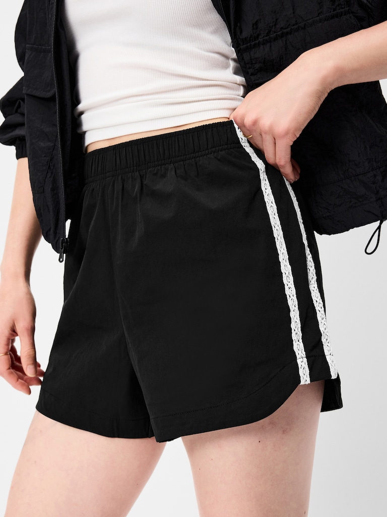 High-Waisted TrekTech Run Shorts