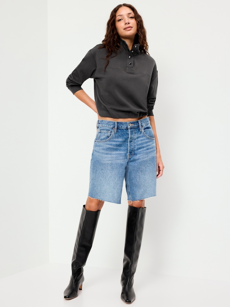 SoComfy Funnel-Neck Sweatshirt