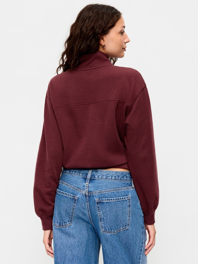 SoComfy Funnel-Neck Sweatshirt