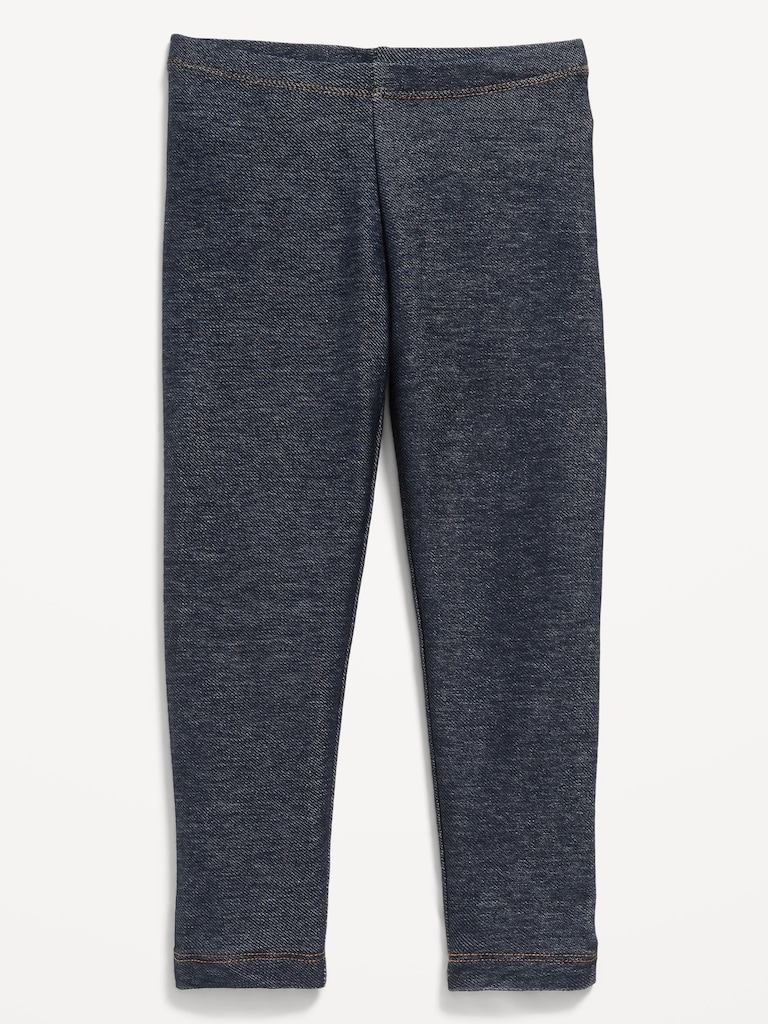 Faux-Jean Leggings for Toddler Girls