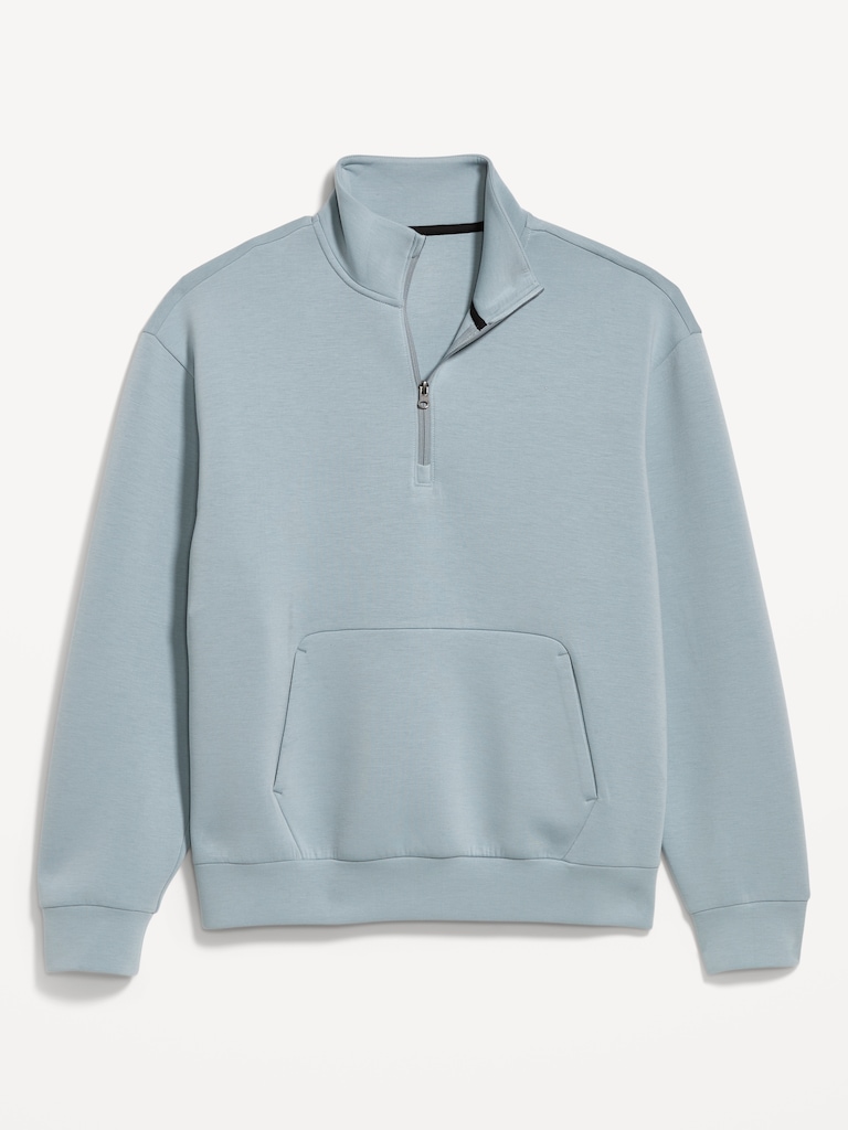 Bounce Fleece Oversized Half-Zip Pullover Sweatshirt