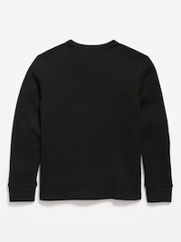 Long-Sleeve Waffle-Knit T-Shirt for Boys