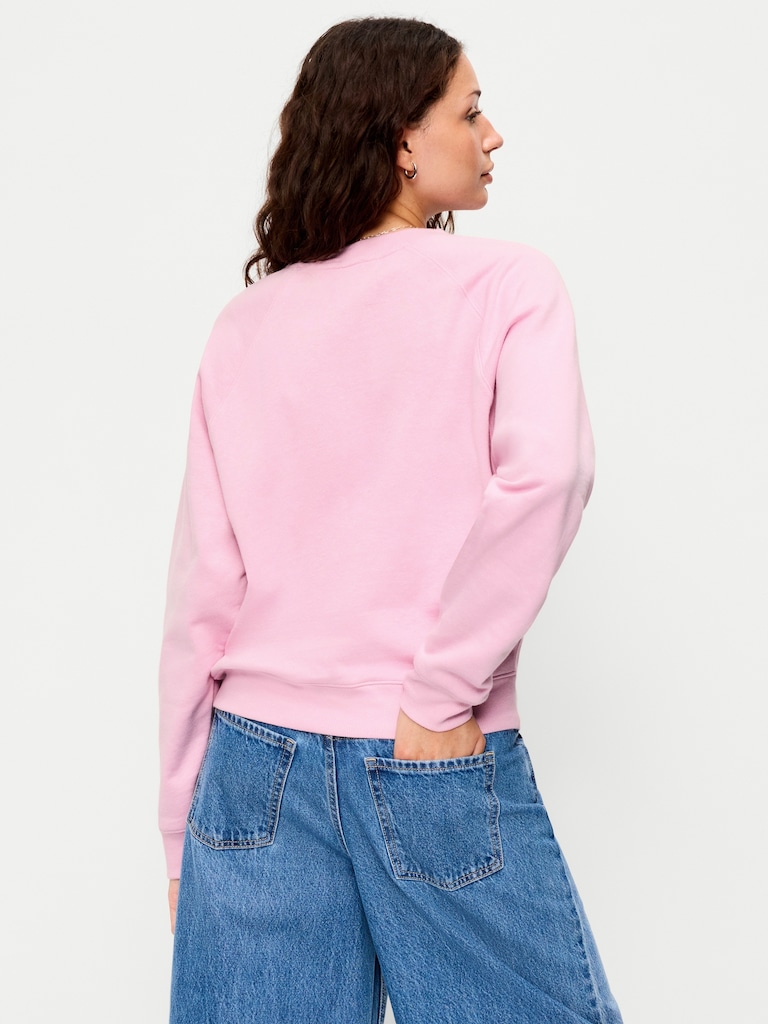 Oversized Raglan Sweatshirt
