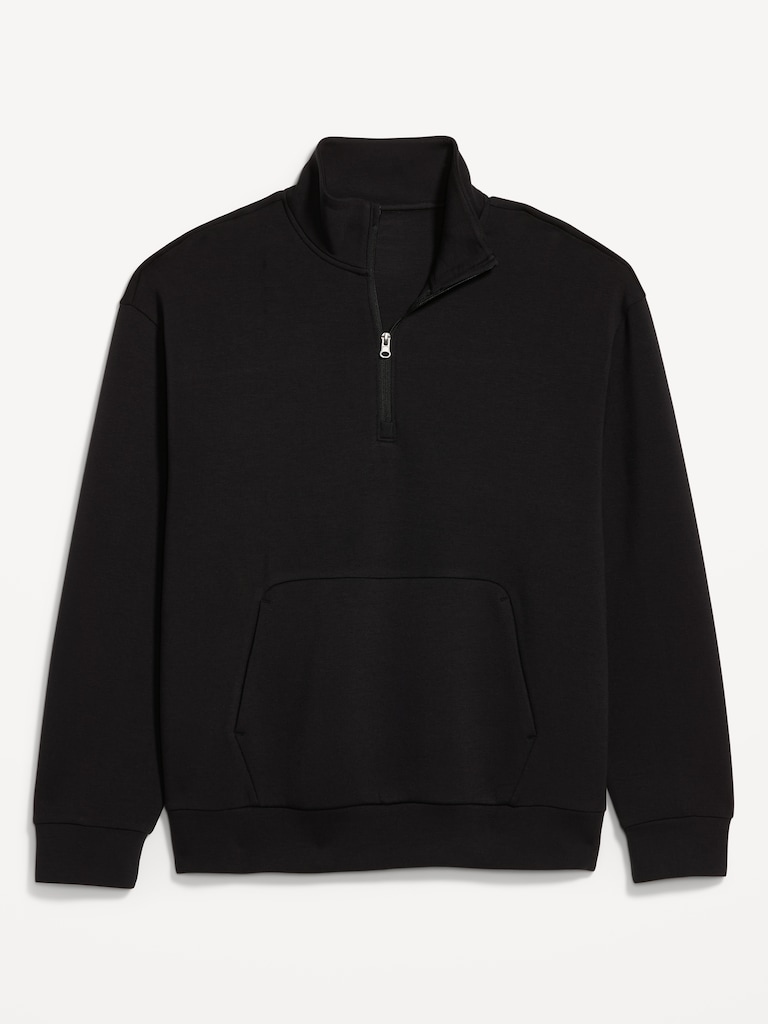 Bounce Fleece Oversized Half-Zip Pullover Sweatshirt