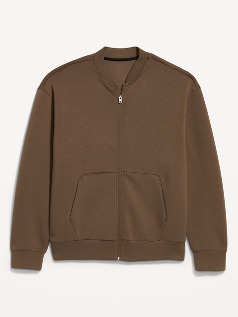 Bounce Fleece Oversized Bomber Jacket