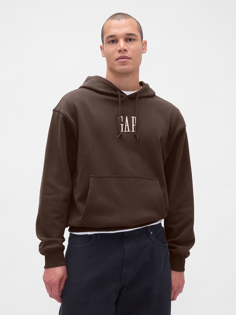 Adult Heavyweight Oversized Logo Hoodie