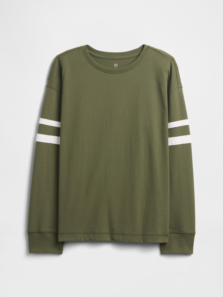 Kids Vintage Soft Relaxed Varsity T-Shirt