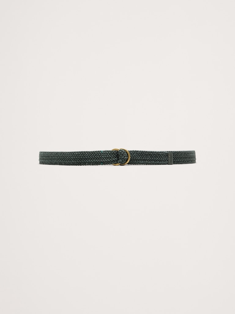 Ceinture en coton tressé