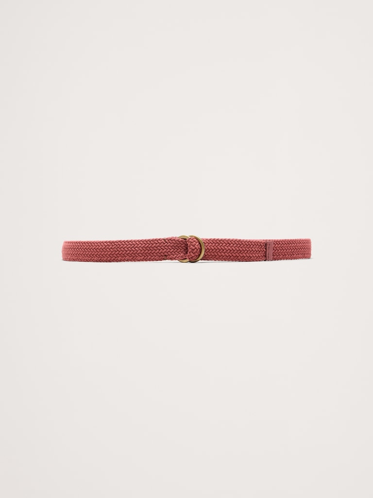 Ceinture en coton tressé