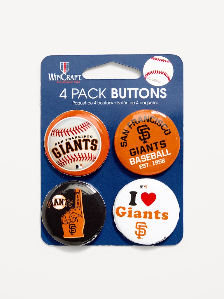 WinCraft® San Francisco Giants 4-Pack Buttons