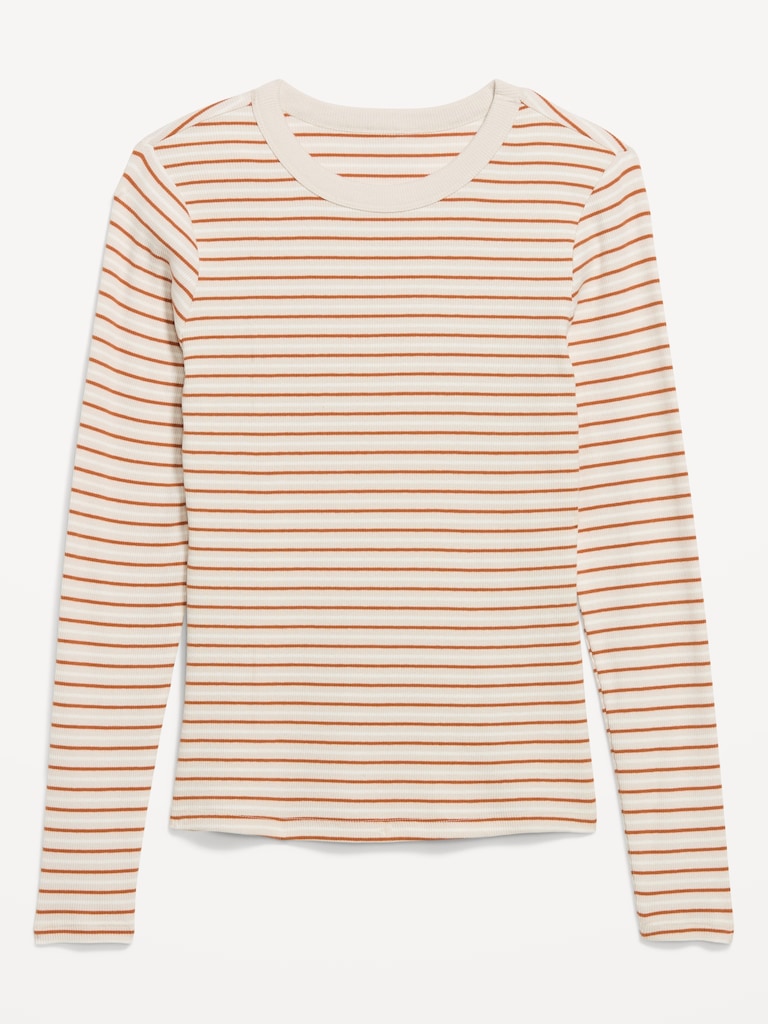 Snug Crew-Neck Long Sleeve T-Shirt