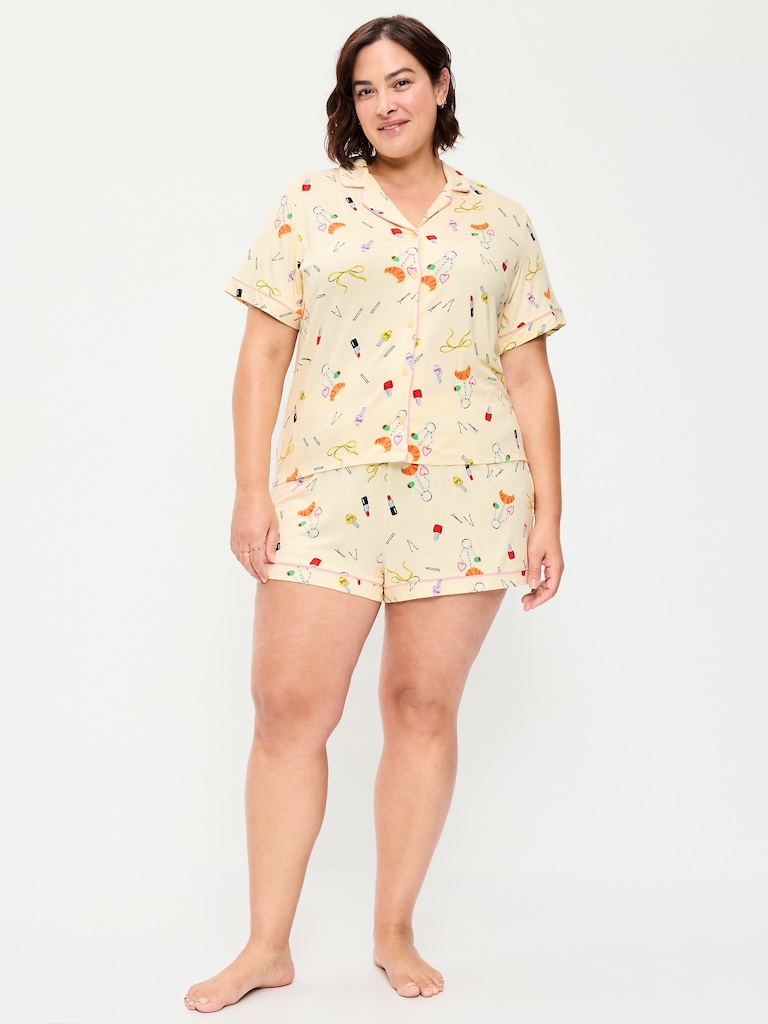 Sunday Sleep Knit Jersey Short Set