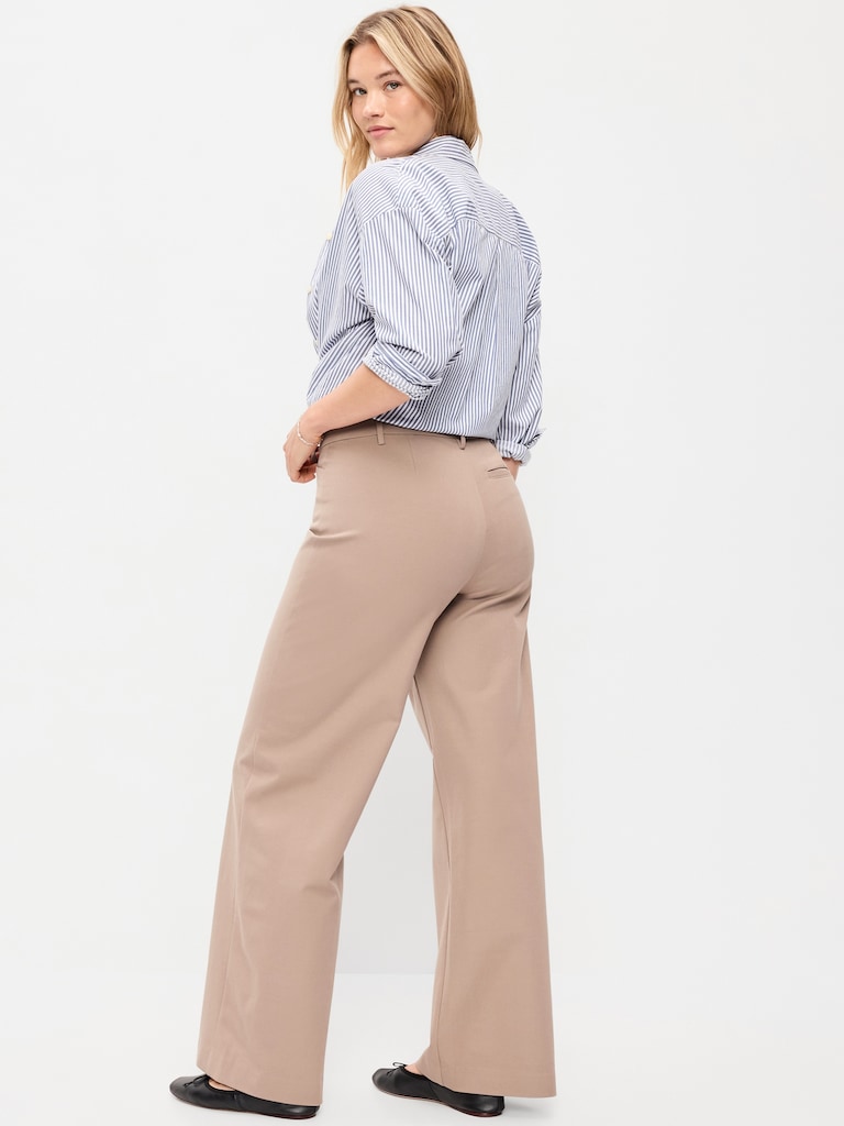 High-Waisted Pixie Super Wide-Leg Pants