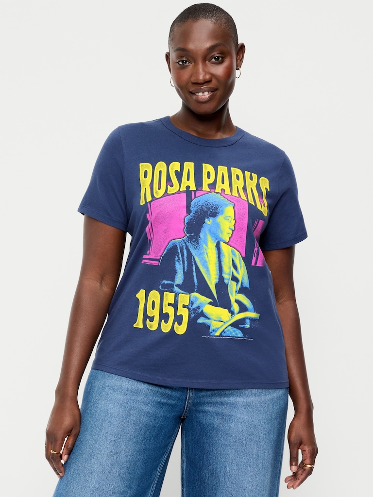 T-shirt passe-partout ras du cou à logo imprimé