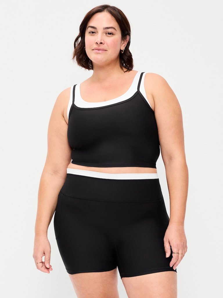 PowerSoft Layered Longline Bra