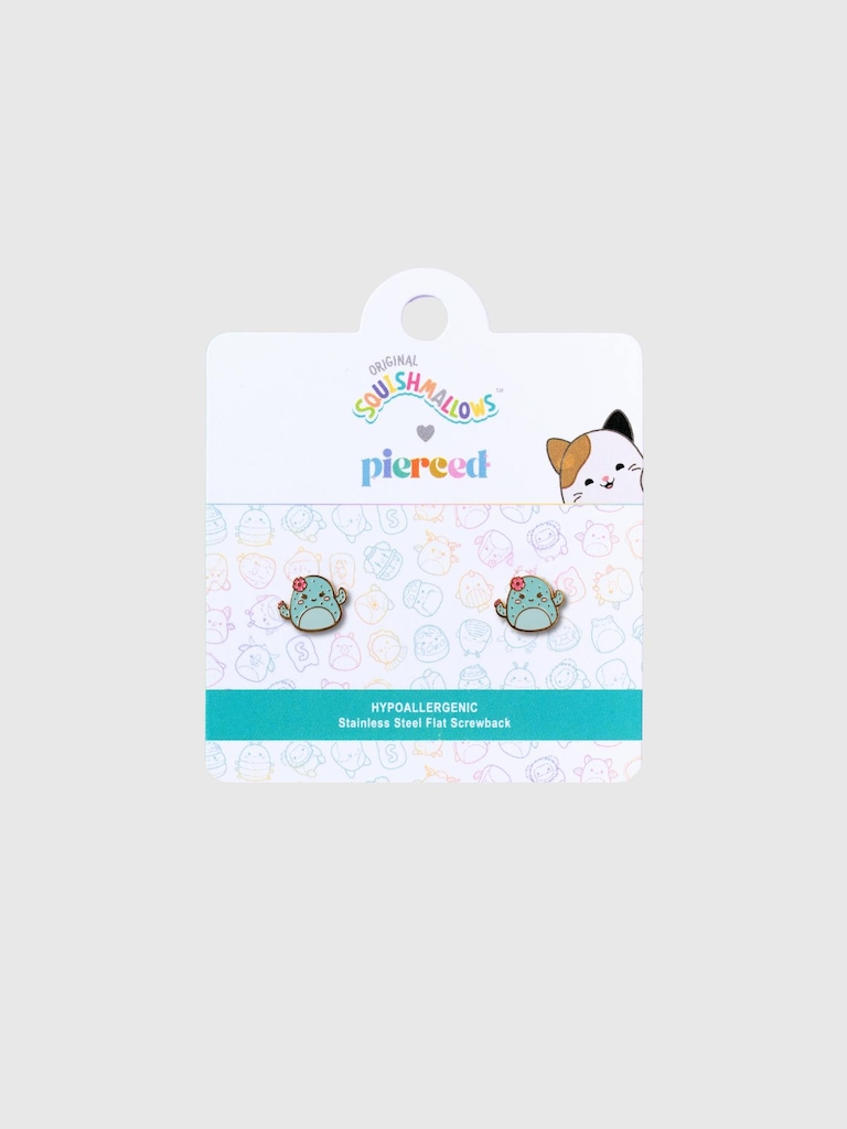 Pierced Co Squishmallows Graciela Screwback Earrings
