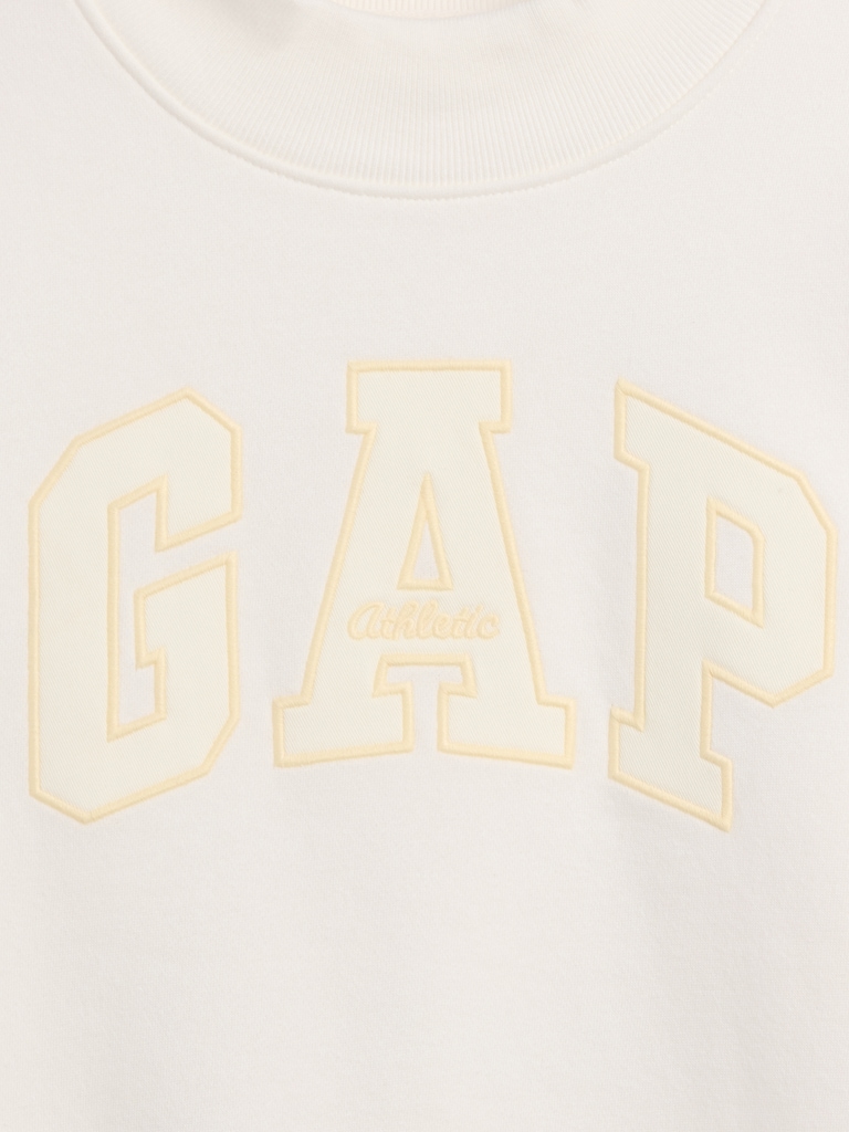 Kids VintageSoft Oversized Mockneck Logo Sweatshirt