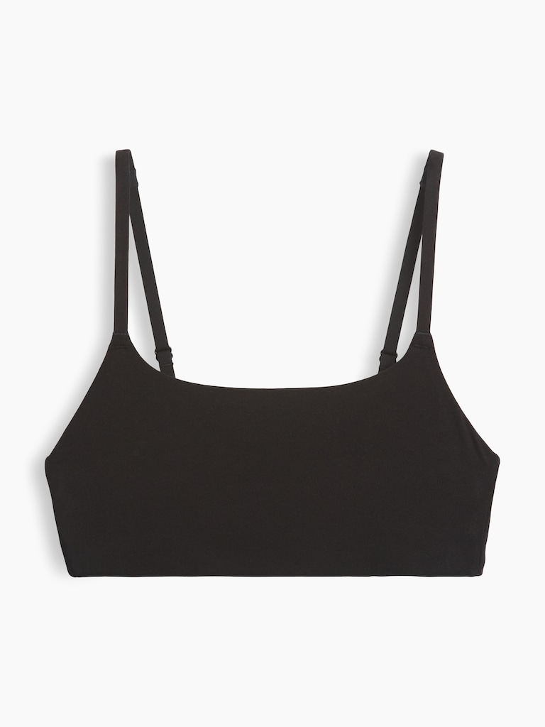 Softest Organic Stretch Cotton Scoop Bralette
