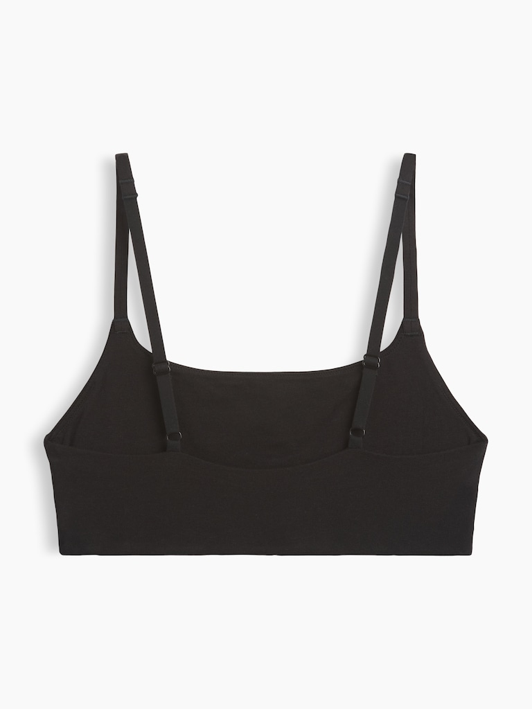 Softest Organic Stretch Cotton Scoop Bralette