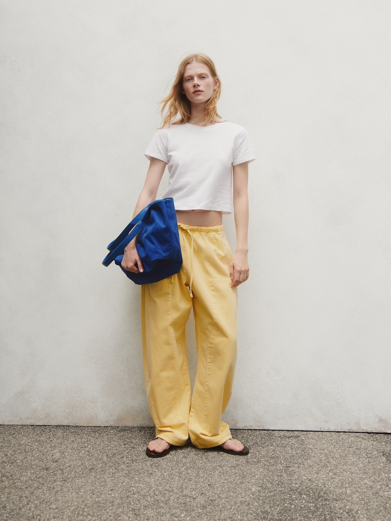 Canvas Slouchy Tote Bag