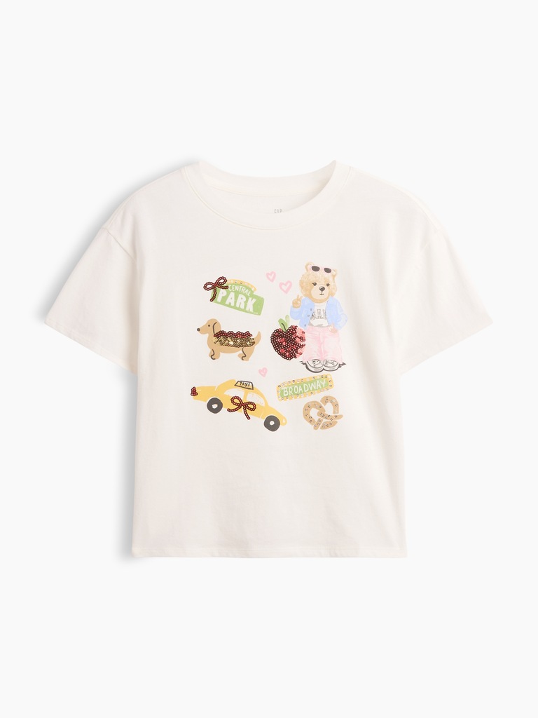 Kids Oversized Graphic T-Shirt