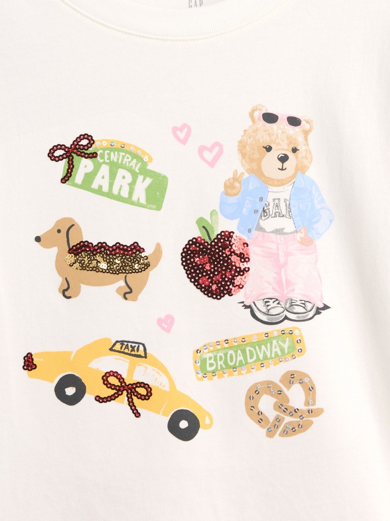 Kids Oversized Graphic T-Shirt