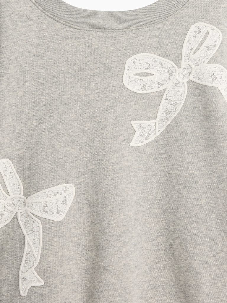 Kids Relaxed Wedge Crewneck Sweatshirt
