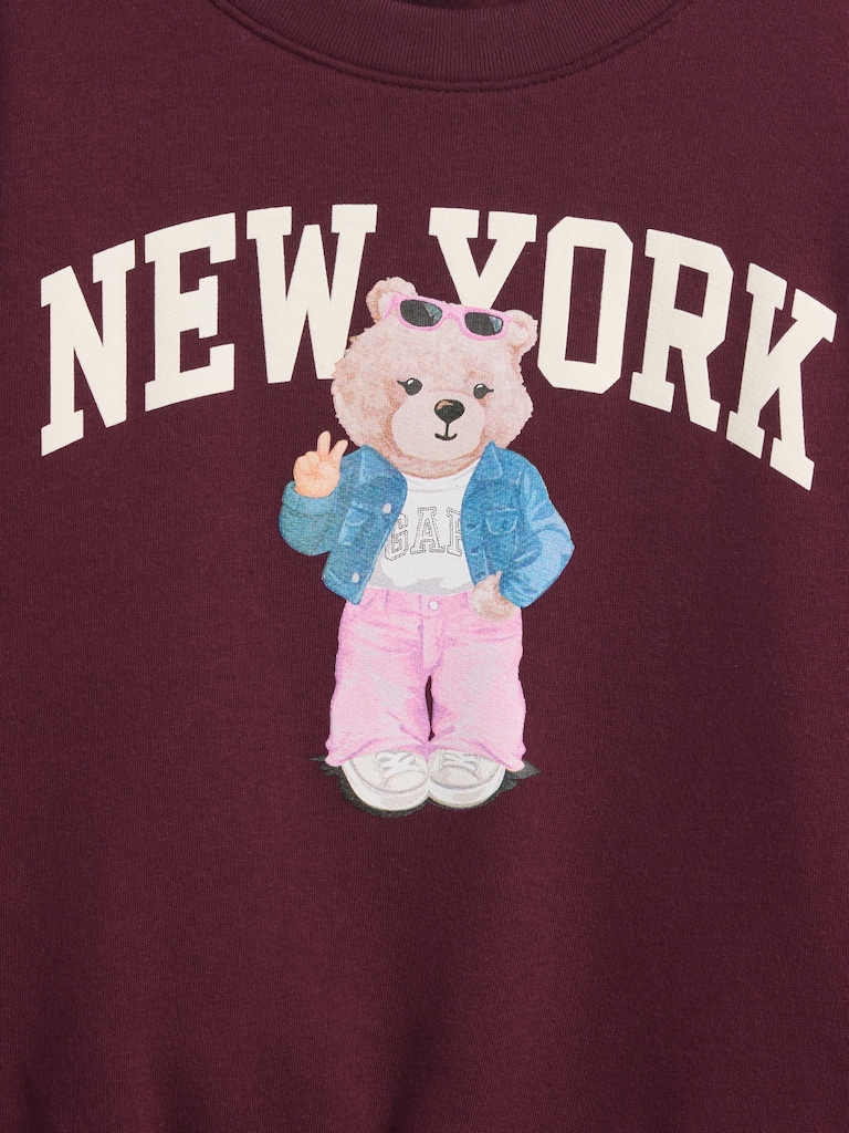 Kids Relaxed Wedge Crewneck Sweatshirt