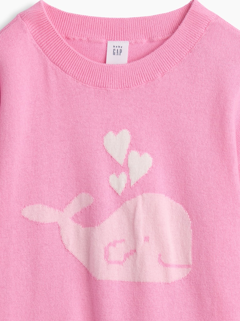 babyGap Whale Intarsia Sweater