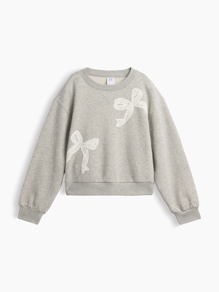 Kids Relaxed Wedge Crewneck Sweatshirt