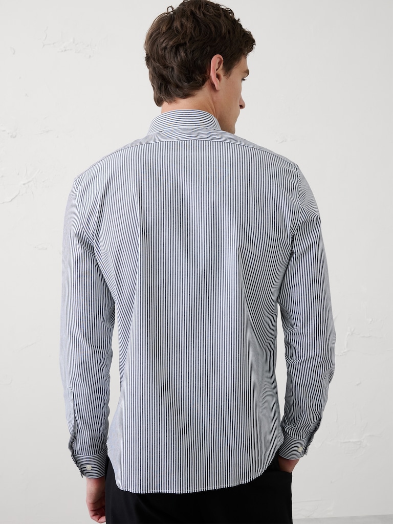 Slim-Fit Untucked Dress Shirt