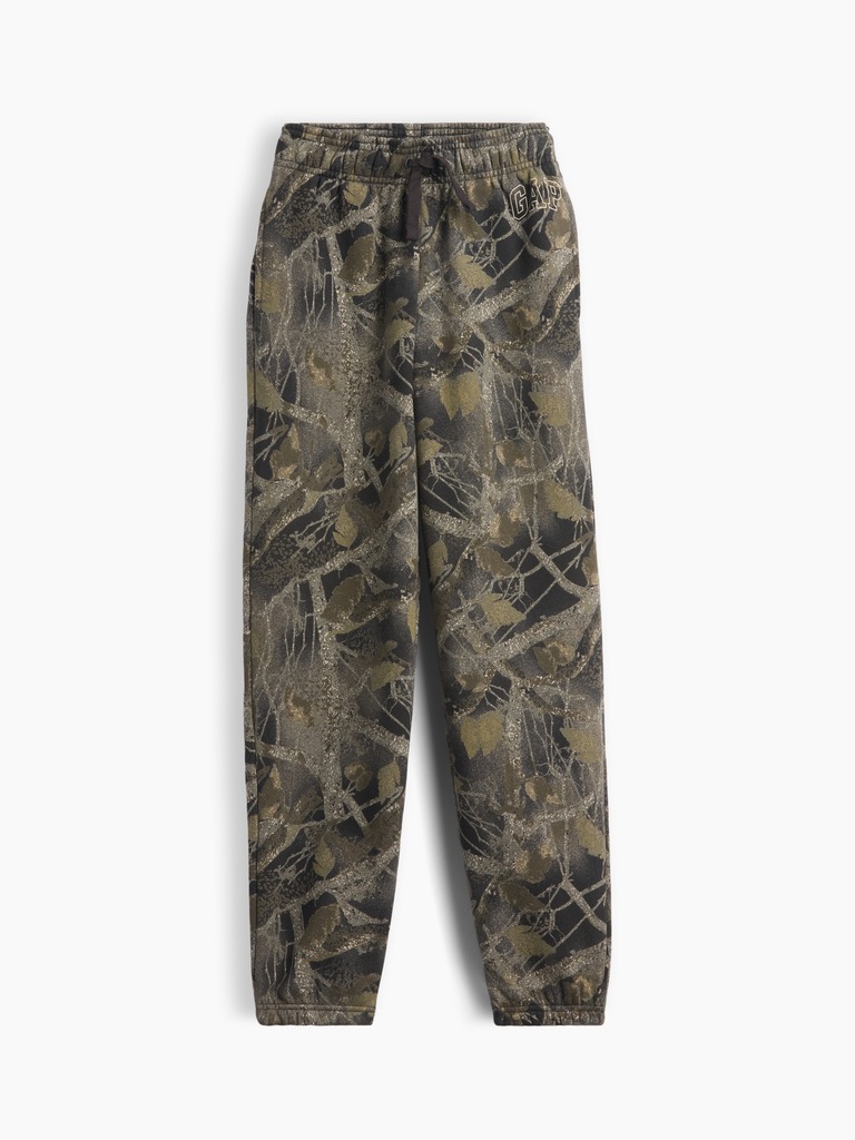 Kids Relaxed Camo Gap Logo Joggers