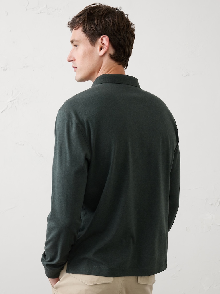 Standard-Fit Luxe Touch Polo