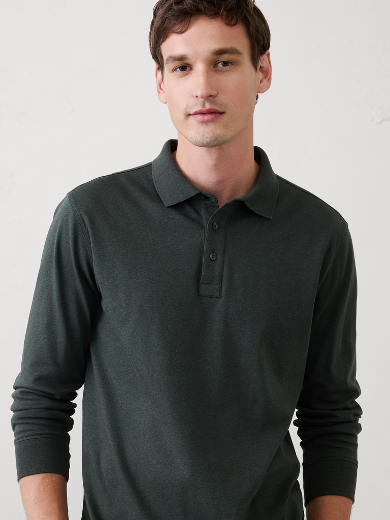 Standard-Fit Luxe Touch Polo