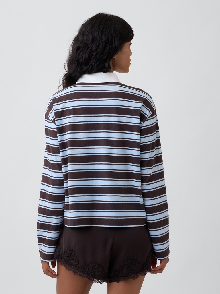 Relaxed Rugby Polo Shirt