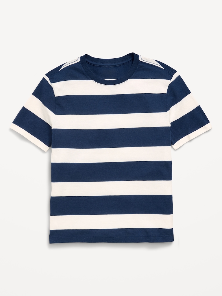 Softest Short-Sleeve Striped T-Shirt for Boys
