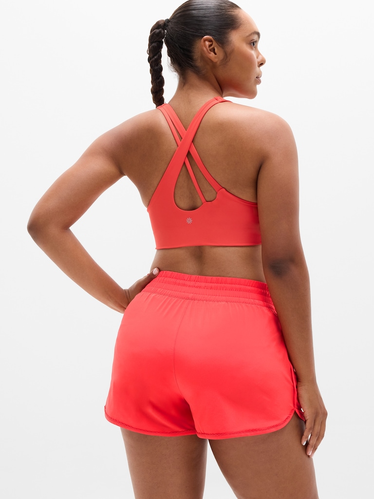 Weekender High Rise Picot 3" Run Short