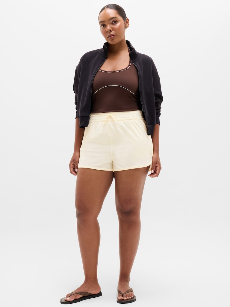Weekender High Rise Picot 3" Run Short