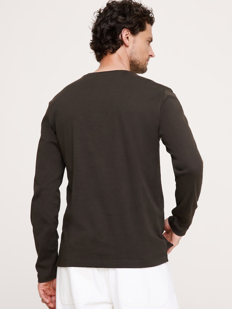 Luxury-Touch Long-Sleeve T-Shirt