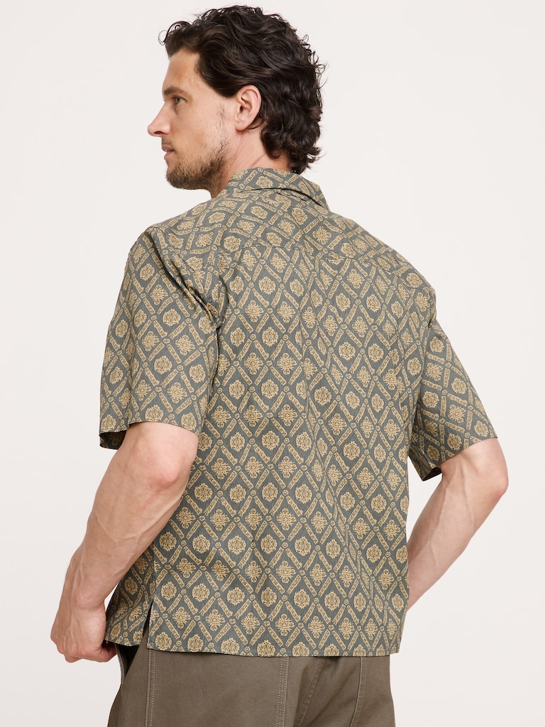 Relaxed-Fit Cotton Poplin Resort Shirt