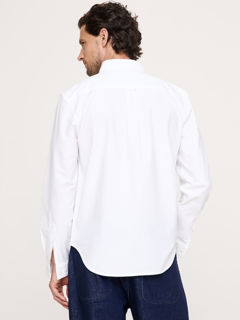 Standard-Fit Cotton Oxford Shirt