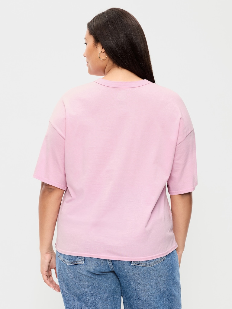 Yosemite National Park™ Crew-Neck Oversized Crop T-Shirt