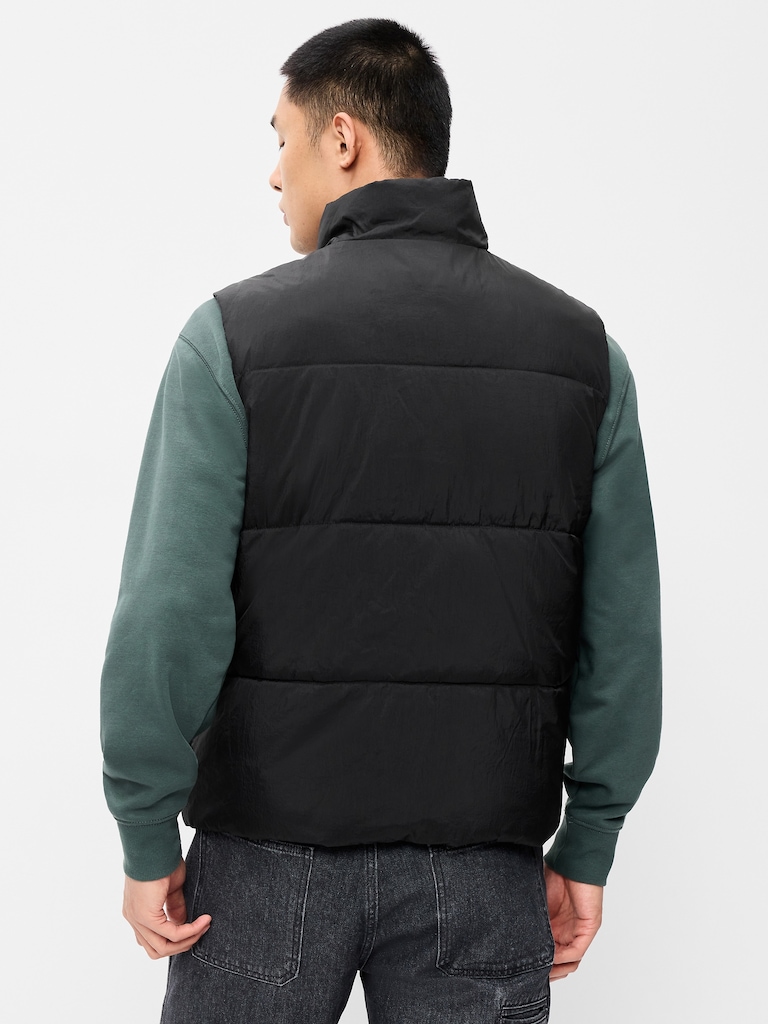 Frost-Free Water-Resistant Puffer Vest
