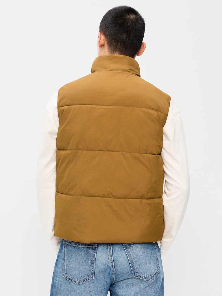 Frost-Free Water-Resistant Puffer Vest