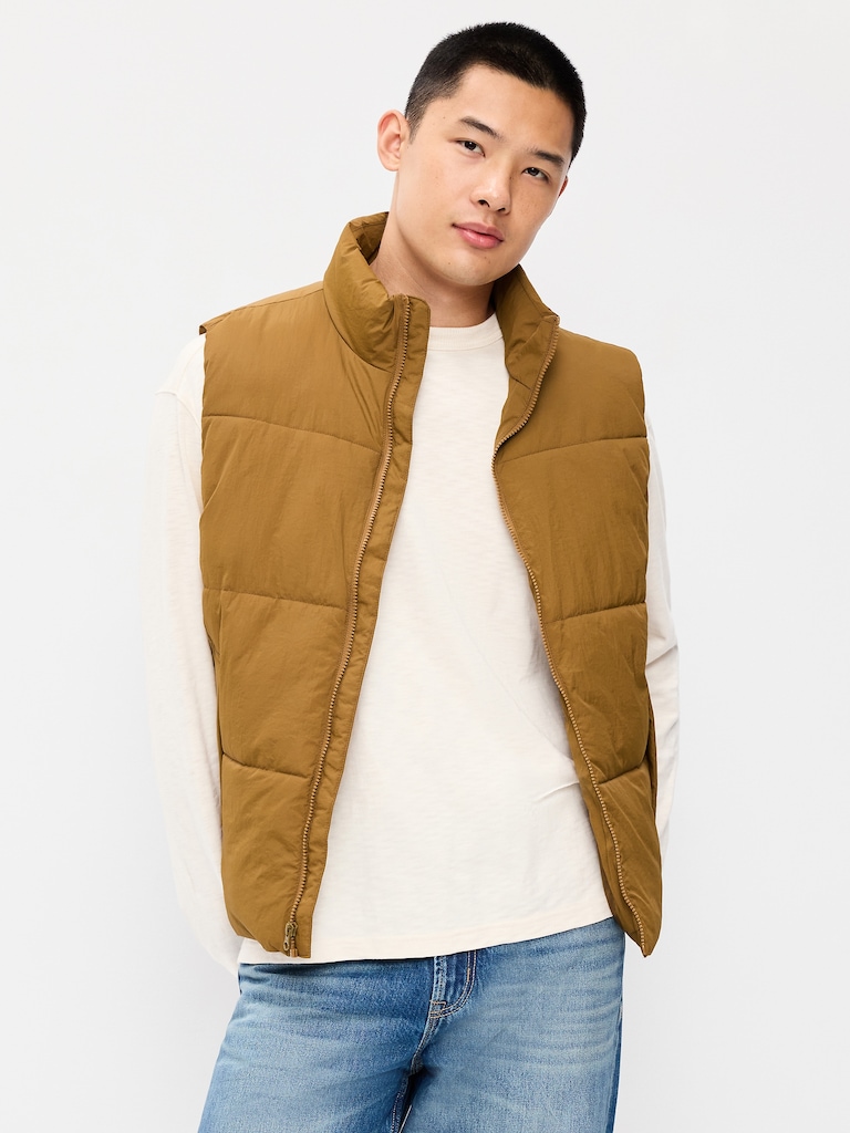 Frost-Free Water-Resistant Puffer Vest