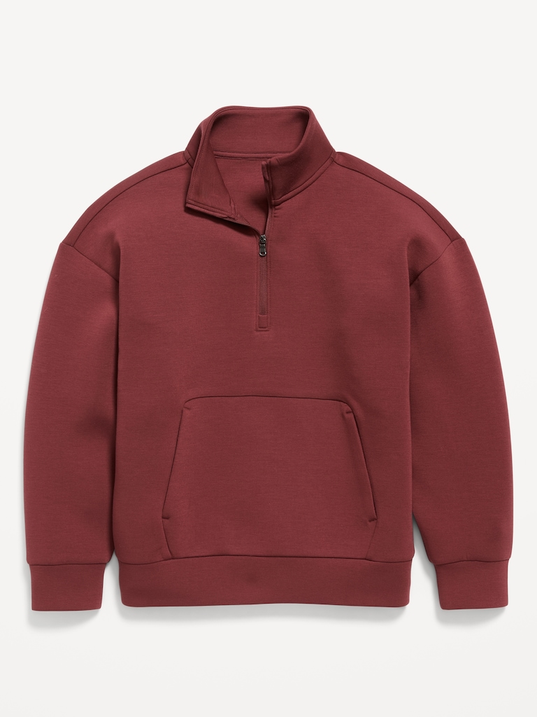 Bounce Fleece Oversized Quarter-Zip for Boys