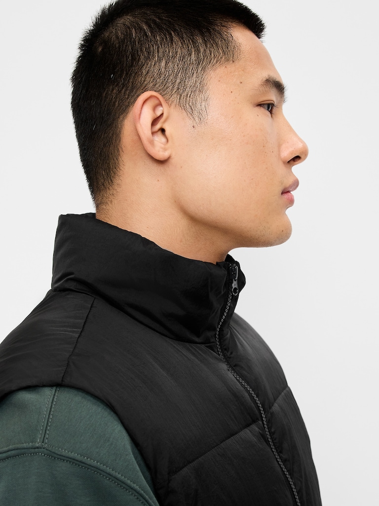 Frost-Free Water-Resistant Puffer Vest
