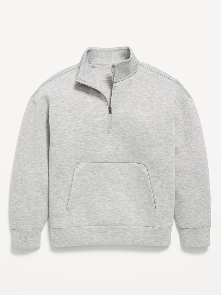 Bounce Fleece Oversized Quarter-Zip for Boys