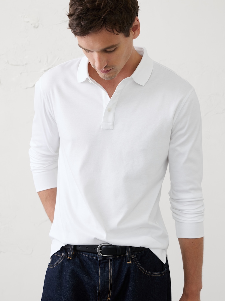 Standard-Fit Luxe Touch Polo